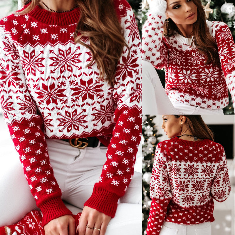 Alaia - Festive Knit Sweater for Holiday Gatherings