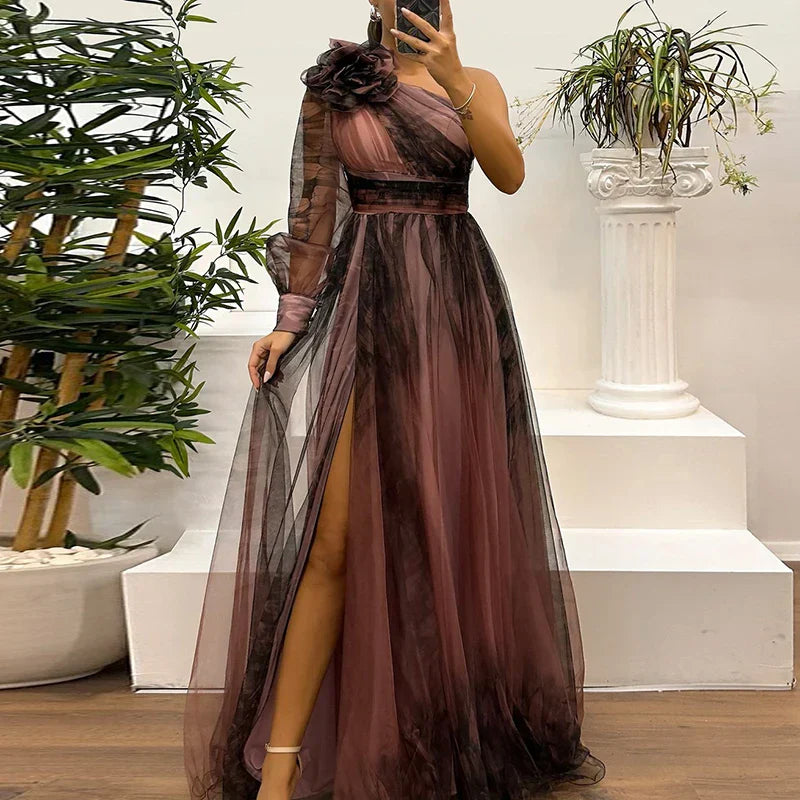 Trendy One Shoulder Wedding Guest Dress