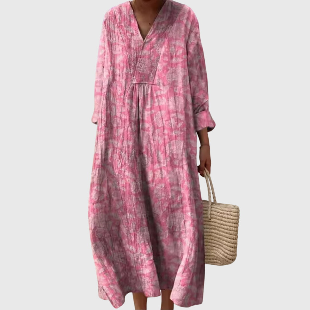 Stephanie™ | Chic Geometric Print Dress for Every Occasion