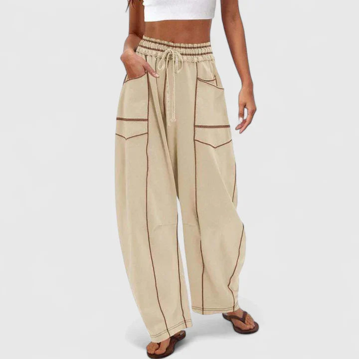 Camrynnne | Chic Fabric Trousers for Any Occasion