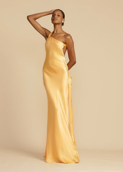 Wedding Guest Dress | One-Shoulder Maxi