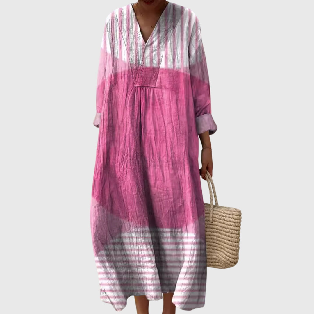 Stephanie™ | Chic Geometric Print Dress for Every Occasion