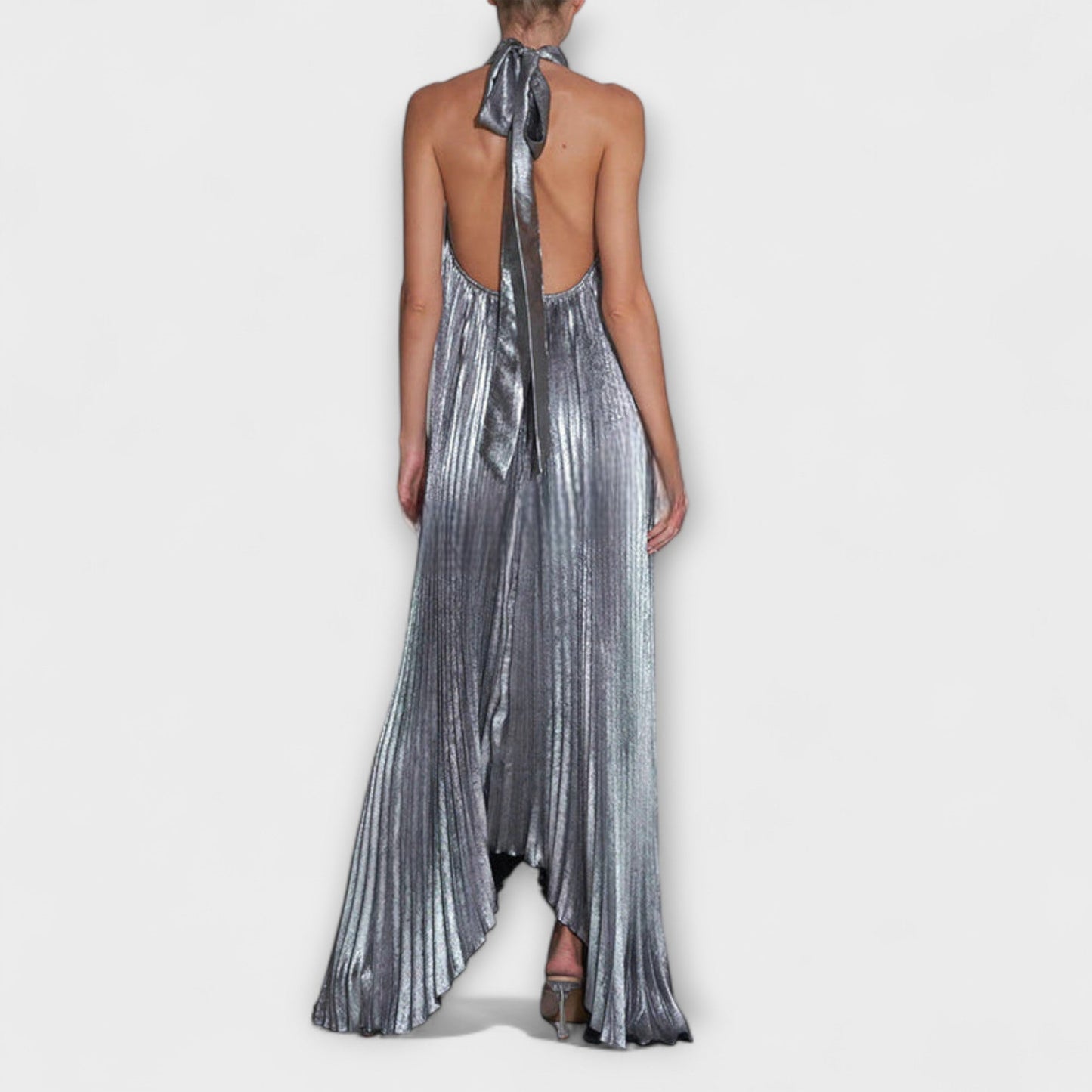 Calliope - Shimmering Pleated A-Line Prom Dress for Special Occasions