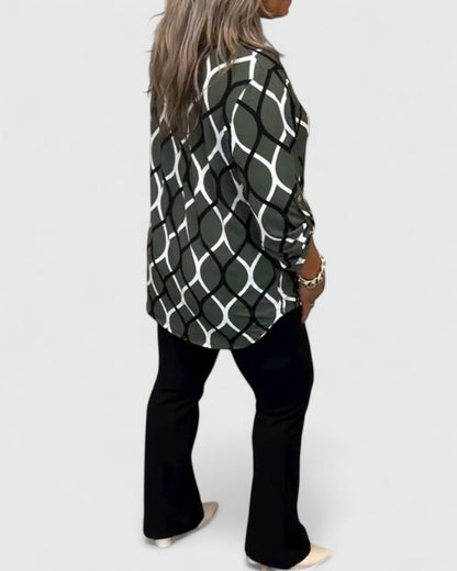Chic Blouse for Office and Evening Wear