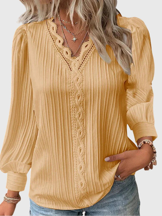 Andrea™ | Chic Pullover Blouse for Any Occasion