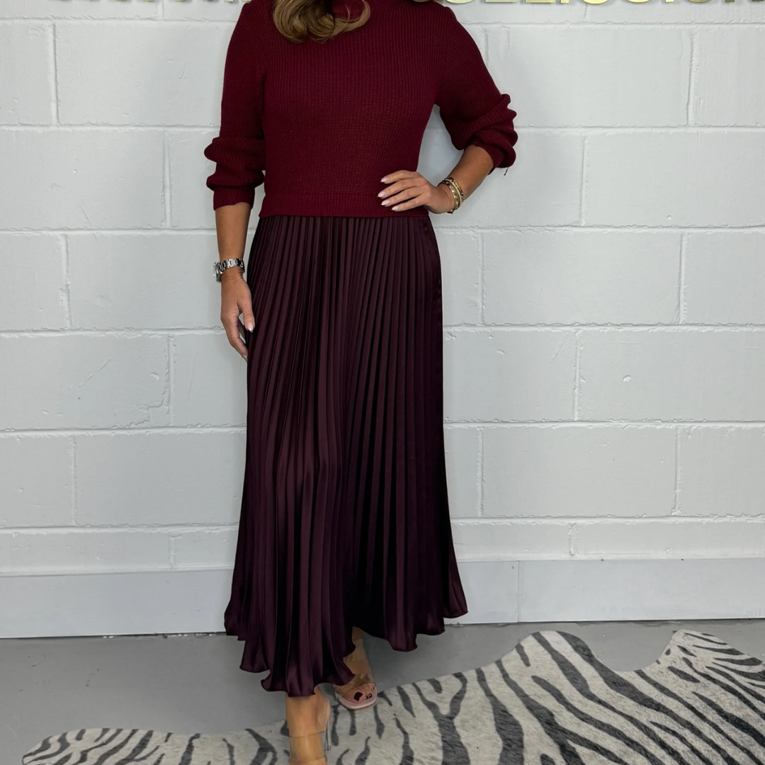 Kathleen Knit Sweater & Skirt Ensemble for Any Occasion