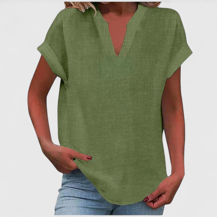 Xavinah | Chic V-Neck Blouse for Everyday Wear