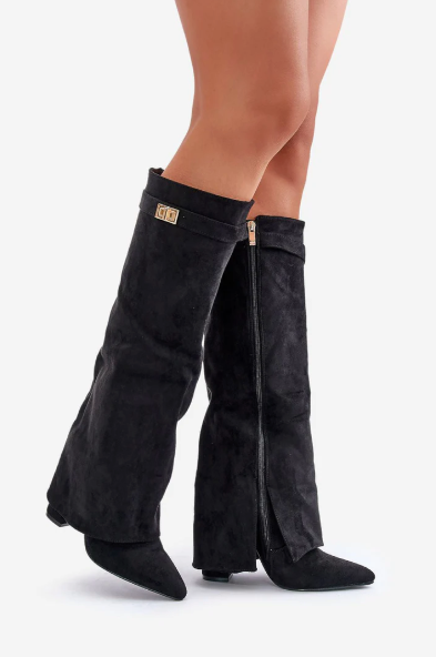 Olivia - Stylish Flap Knee-High Boots for Any Occasion
