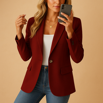 Women’s Stretch Blazer for Office and Evening Wear