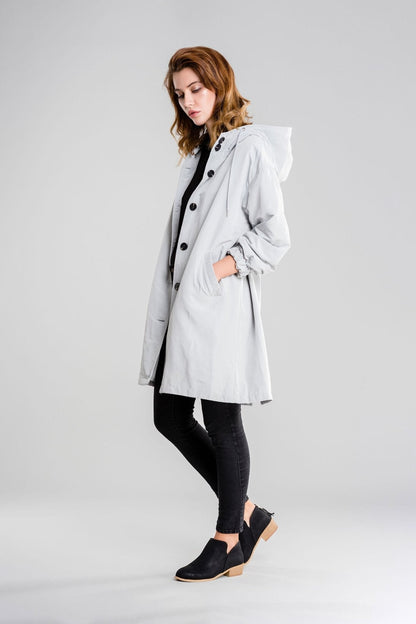 Women’s Hooded Longline Jacket for All Occasions