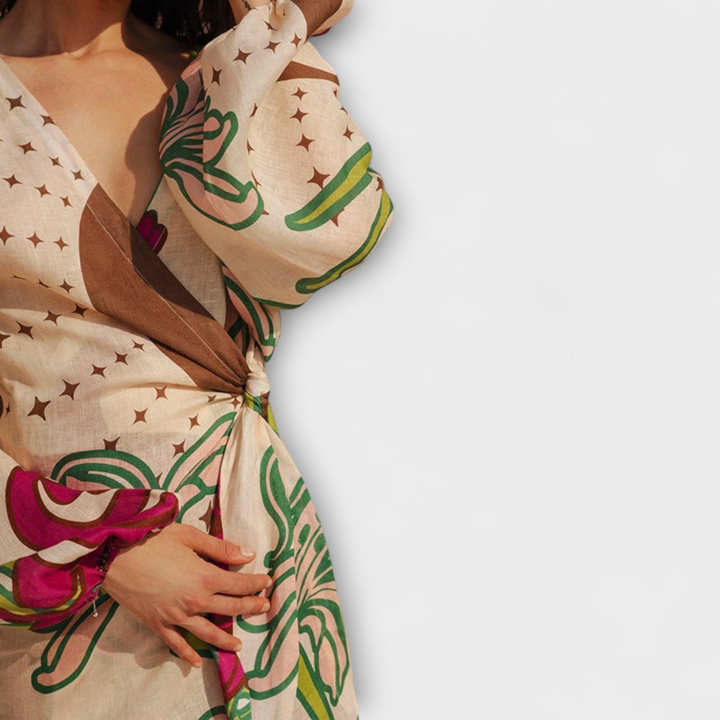 Tracey - Stylish Tie Maxi Dress for Any Occasion