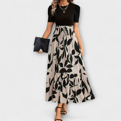 Floral Pattern Summer Dress for Outdoor Gatherings