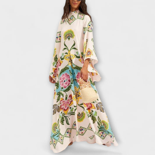 Floral Print Maxi Dress for Special Occasions
