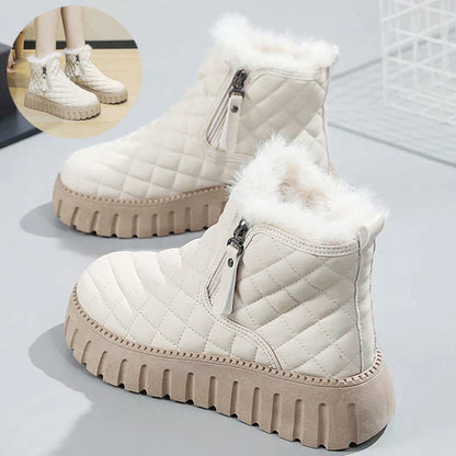 Chic Checkered Ankle Boots for Stylish Outings