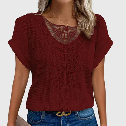 Chic Ibiza-Inspired Pearl Blouse for Every Occasion