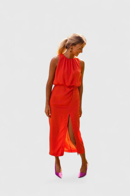 Theonae™ | Chic Midi Dress for Any Occasion