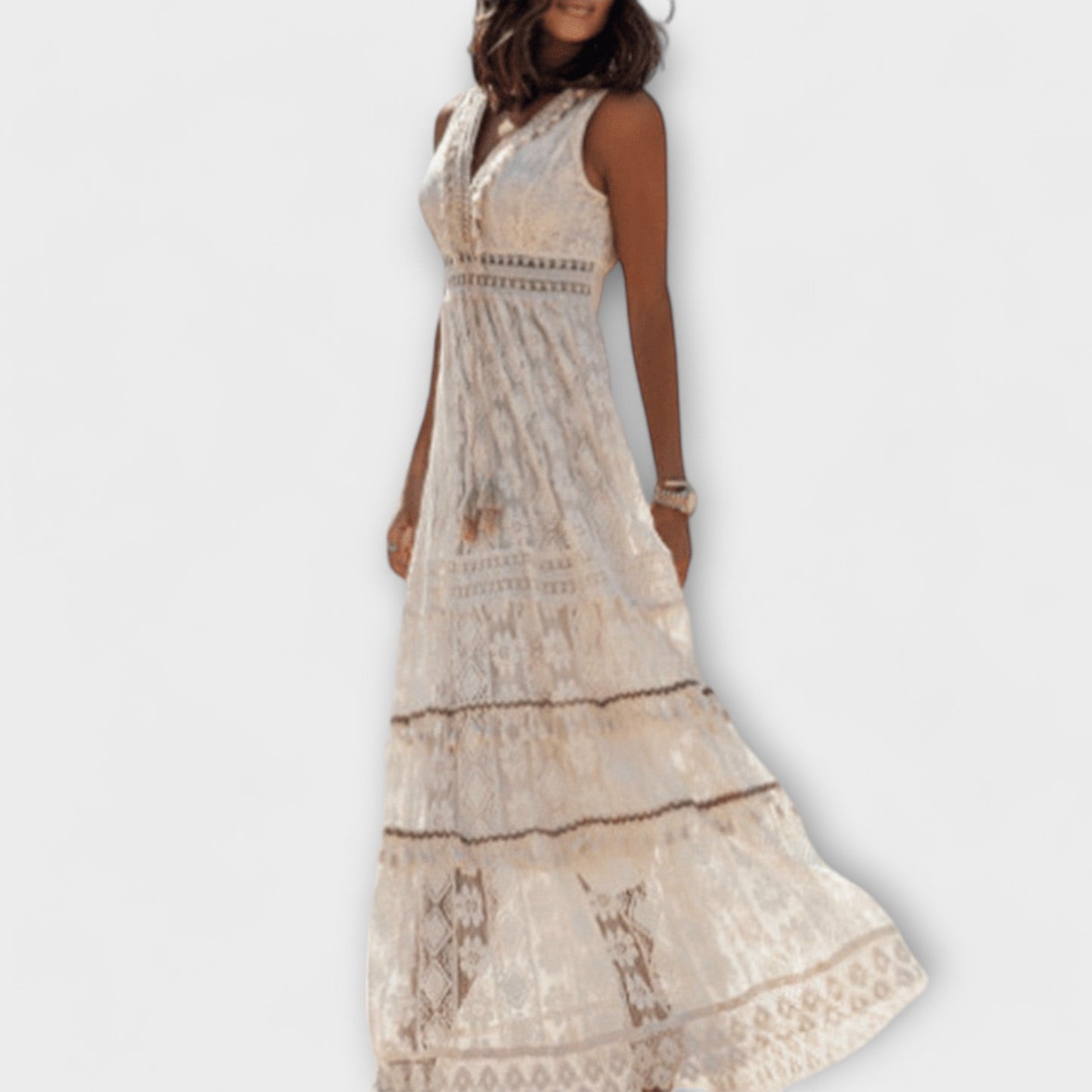 Bohemian Style Dress for Festive Occasions